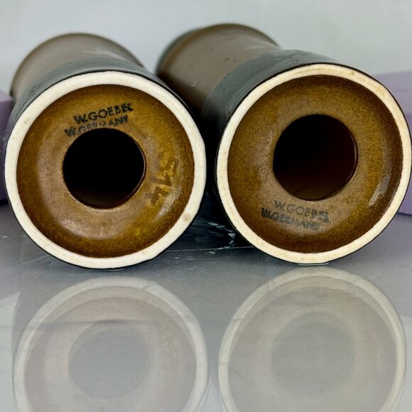 Salt and Pepper Shakers  W Goebel W. Germany Ceramic  Mid Century Modern - Picture 8 of 9